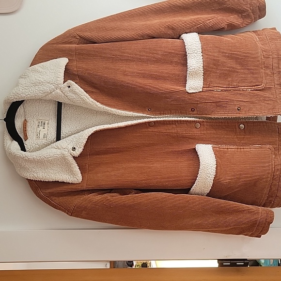 Jackson Rowe Jackets & Blazers - Jackson Rowe Flicker Sherpa Lined Corduroy Coat Womens Small